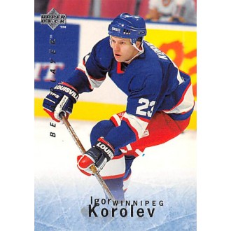 Řadové karty - Korolev Igor - 1995-96 Be A Player No.135