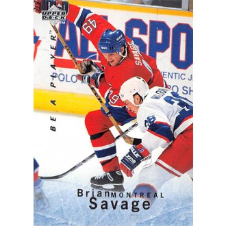 Řadové karty - Savage Brian - 1995-96 Be A Player No.138