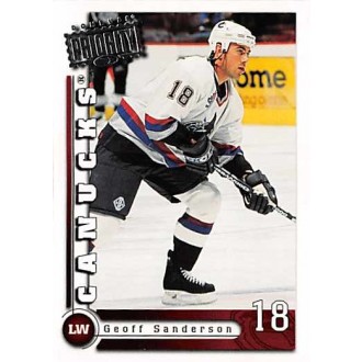 Řadové karty - Sanderson Geoff - 1997-98 Donruss Priority No.50