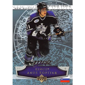 Insertní karty - Kopitar Anze - 2007-08 MVP New World Order No.NW6