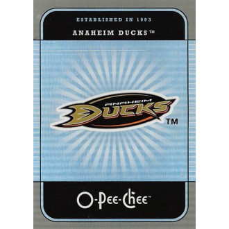 Insertní karty - Anaheim Ducks - 2007-08 O-Pee-Chee Team Checklists No.CL1