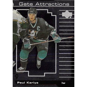 Insertní karty - Kariya Paul - 2000-01 Upper Deck Gate Attractions No.GA1