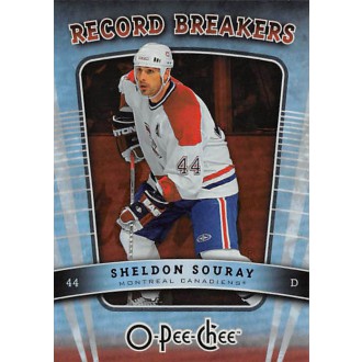 Insertní karty - Souray Sheldon - 2007-08 O-Pee-Chee Record Breakers No.RB6