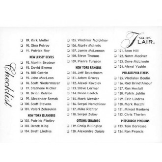 Řadové karty - Checklist 89-176 - 1994-95 Flair No.224