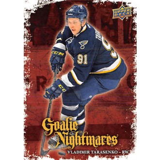 Insertní karty - Tarasenko Vladimir - 2016-17 Upper Deck Goalie Nightmares No.GN25