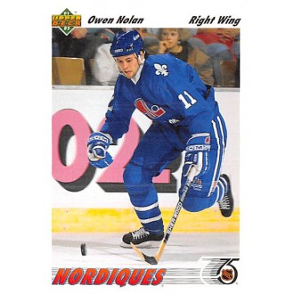 Řadové karty - Nolan Owen - 1991-92 Upper Deck No.367
