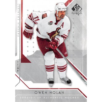 Řadové karty - Nolan Owen - 2006-07 SP Authentic No.26