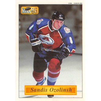Řadové karty - Ozolinsh Sandis - 1995-96 Bashan Imperial Super Stickers No.29