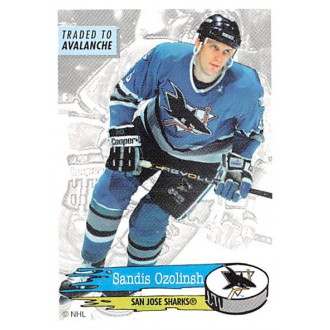 Řadové karty - Ozolinsh Sandis - 1995-96 Panini Stickers No.283