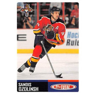 Řadové karty - Ozolinsh Sandis - 2002-03 Topps Total No.18