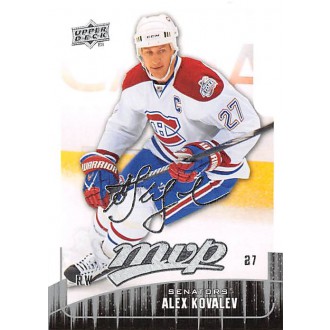 Řadové karty - Kovalev Alexei - 2009-10 MVP No.99