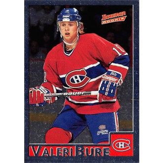 Paralelní karty - Bure Valeri - 1995-96 Bowman Foil No.160