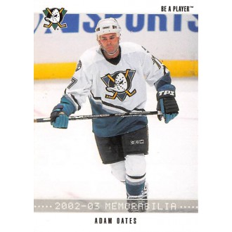 Řadové karty - Oates Adam - 2002-03 BAP Memorabilia No.20