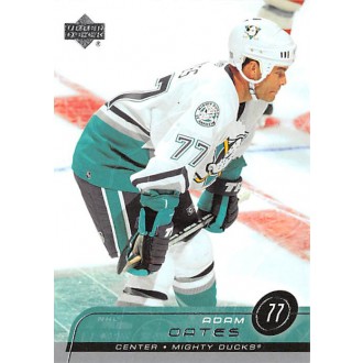 Řadové karty - Oates Adam - 2002-03 Upper Deck No.247