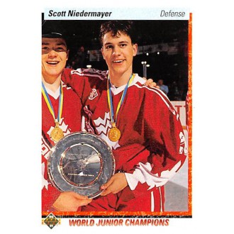 Řadové karty - Niedermayer Scott - 1990-91 Upper Deck No.461