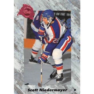 Řadové karty - Niedermayer Scott - 1991-92 Classic Draft Picks No.3