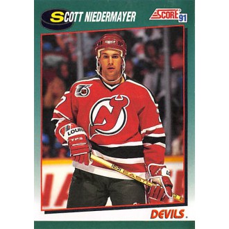 Řadové karty - Niedermayer Scott - 1991-92 Score Rookie and Traded No.27T