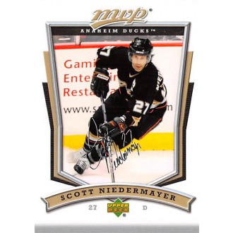 Řadové karty - Niedermayer Scott - 2007-08 MVP No.106