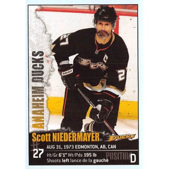 Řadové karty - Niedermayer Scott - 2009-10 Panini Stickers No.166