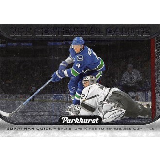 Insertní karty - Quick Jonathan - 2016-17 Parkhurst NHL Centennial Salute No.S22