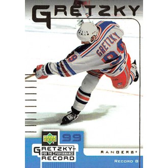 Insertní karty - Gretzky Wayne - 1999-00 McDonalds Upper Deck Gretzky Performance for the Record No.8 A2