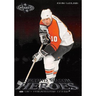Insertní karty - LeClair John - 2000-01 Heroes Second Season Heroes No.SS9 A2
