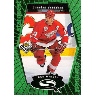 Insertní karty - Shanahan Brendan - 1998-99 UD Choice StarQuest Green No.SQ9 A2