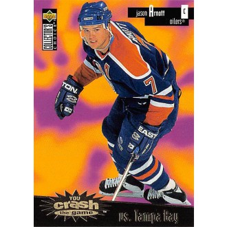 Insertní karty - Arnott Jason - 1996-97 Collectors Choice Crash the Game Gold vs.Tampa Bay No.C23 A2
