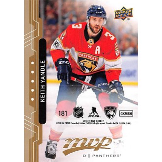 Paralelní karty - Yandle Keith - 2018-19 MVP Puzzle Back No.181