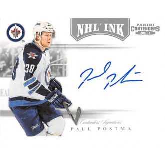 Podepsané karty - Postma Paul - 2011-12 Contenders NHL Ink No.68 A2
