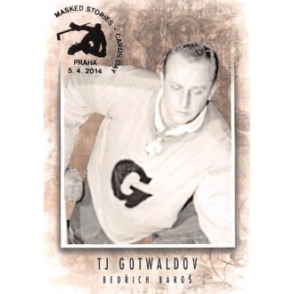 Extraliga OFS - Baroš Bedřich - 2014-15 OFS Masked Stories Cards Day Praha No.22