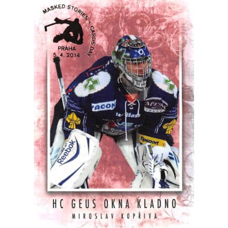 Extraliga OFS - Kopřiva Miroslav - 2014-15 OFS Masked Stories Cards Day Praha No.129