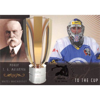 Extraliga OFS - Machovský Matěj - 2014-15 OFS Masked Stories Road To The Cup Cards Day Praha No.RTTC-21