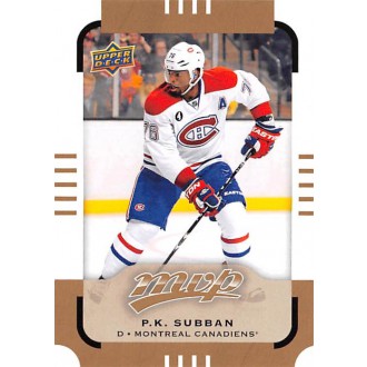 Řadové karty - Subban P.K. - 2015-16 MVP No.159