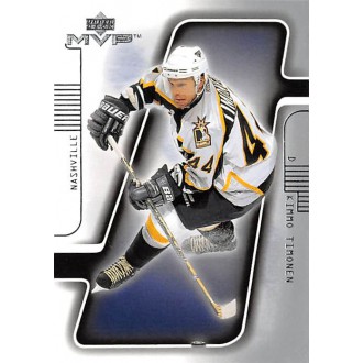 Řadové karty - Timonen Kimmo - 2001-02 MVP No.107