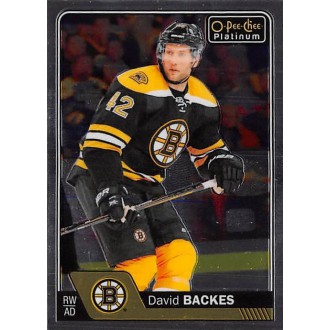 Řadové karty - Backes David - 2016-17 O-Pee-Chee Platinum No.32