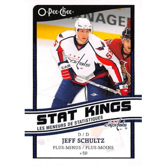 Insertní karty - Schultz Jeff - 2010-11 O-Pee-Chee Stat Kings No.SK12