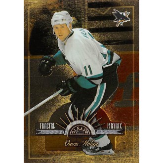 Paralelní karty - Nolan Owen - 1997-98 Leaf Fractal Matrix No.23