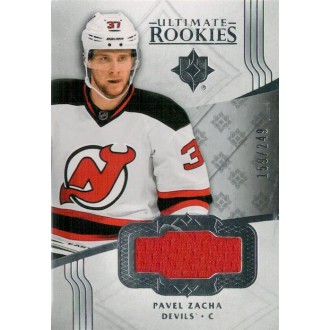 Jersey karty - Zacha Pavel - 2016-17 Ultimate Collection Silver red No.155