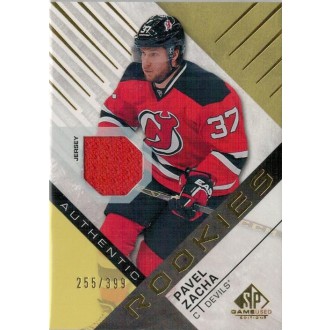 Jersey karty - Zacha Pavel - 2016-17 SP Game Used Gold Red No.102