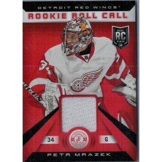 Jersey karty - Mrázek Petr - 2013-14 Totally Certified Rookie Roll Call Jerseys White No.RR-PMR