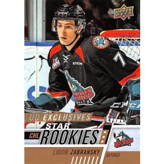 Paralelní karty - Zábranský Libor - 2017-18 Upper Deck CHL Exclusives No.389