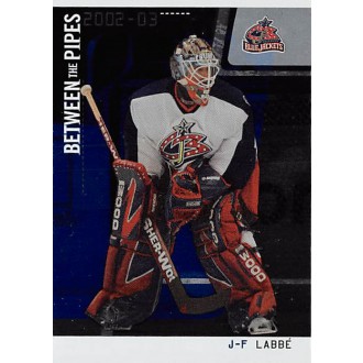 Řadové karty - Labbe Jean-Francois - 2002-03 Between The Pipes No.64
