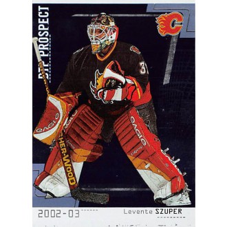Řadové karty - Szuper Levente - 2002-03 Between The Pipes No.102