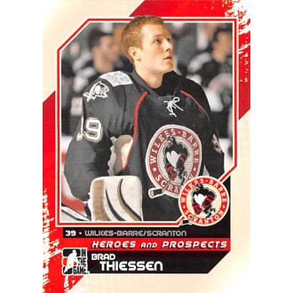 Řadové karty - Thiessen Brad - 2010-11 ITG Heroes and Prospects No.126