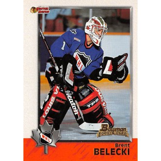 Karty CHL - Belecki Brent - 1998-99 Bowman CHL No.41