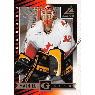 Řadové karty - Garon Mathieu - 1997-98 Zenith No.98