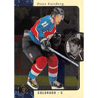 Řadové karty - Forsberg Peter - 1995-96 SP No.29