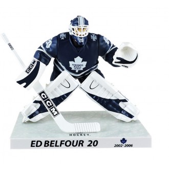 Hokejové figurky - Figurka Ed Belfour Limited Edition - Toronto Maple Leafs - Imports Dragon - blue