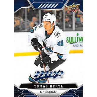 Paralelní karty - Hertl Tomáš - 2019-20 MVP Blue No.56